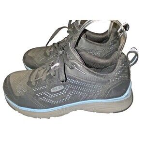 KEEN Utility Shoes Womens Size 7.5 M ASTM F2413-18 Steel Toe Work Mesh Black